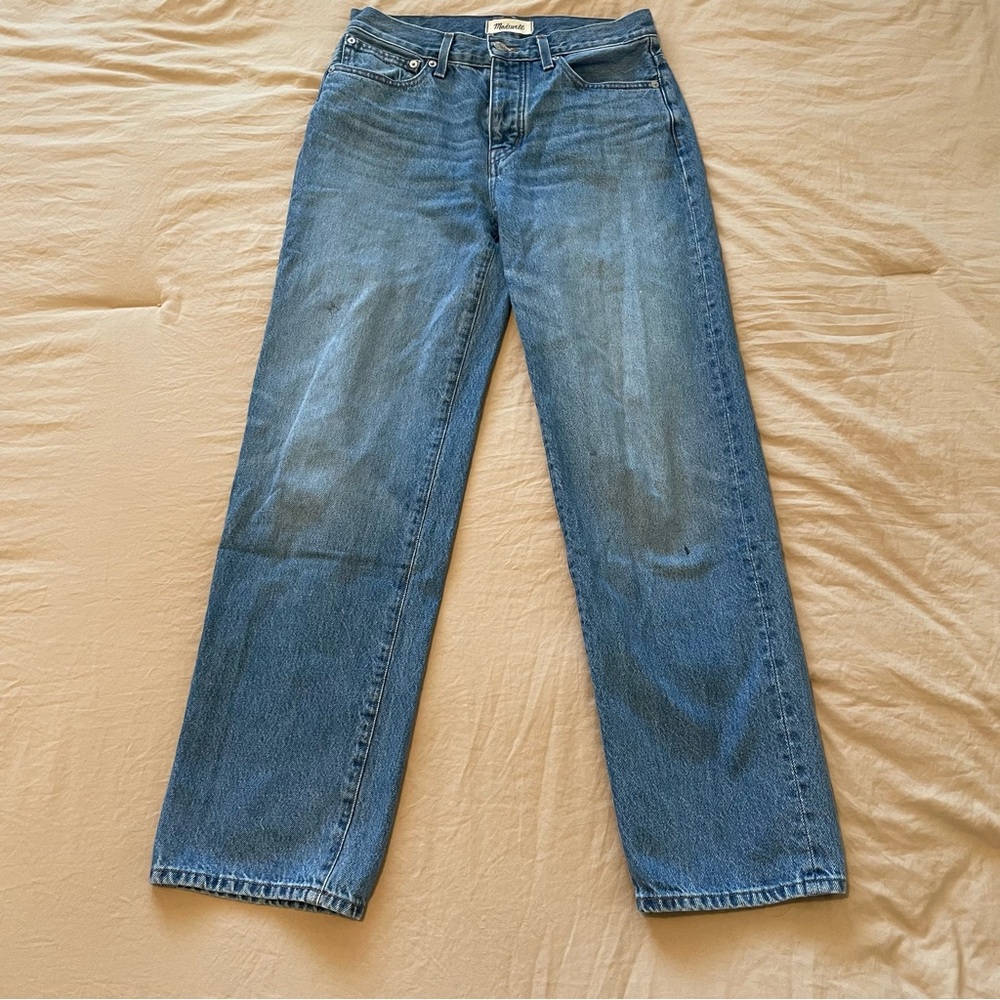 Madewell Straight-Leg Jeans in Medium Blue Wash
